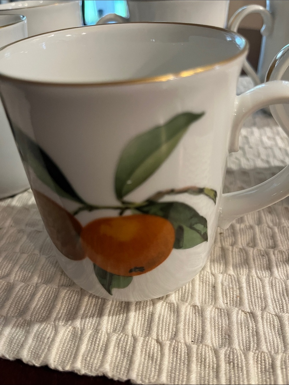 Evesham by Royal Worcester bundle of six mugs - Picture 6 of 6